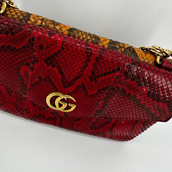 Gucci Python Thiara Medium Double-Sided Shoulder Bag - Picture 6 of 13